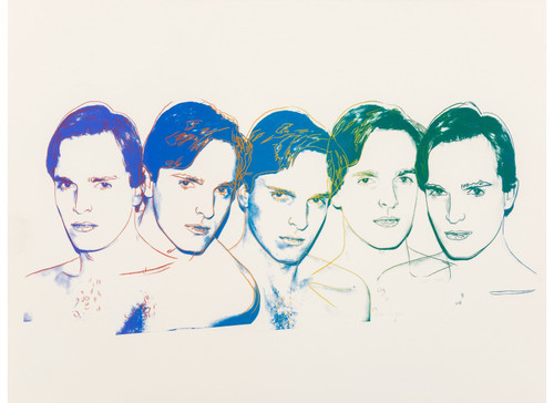 Andy Warhol - Miguel Bose 1983 Poster Canvas Movie Film Print A0 A1 A2 A3 A4 A5