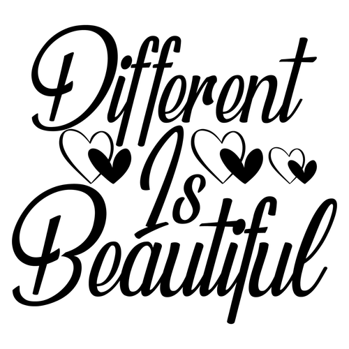Different is Beautiful-01 (5) Poster Canvas Movie Film Print A0 A1 A2 A3 A4 A5 A