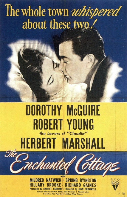 The Enchanted Cottage (1945)_0 Poster Canvas Movie Film Print A0 A1 A2 A3 A4 A5