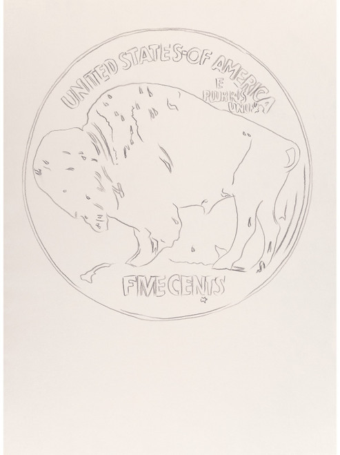 Andy Warhol - Buffalo Nickel Poster Canvas Print Art Painting Decor Reprint wall