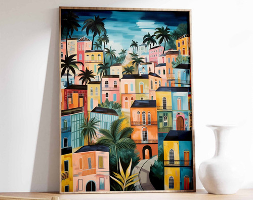 7_Cuba Travel Print, Vintage Cuba Art Poster, Havana Print, Caribbean Wall Art,