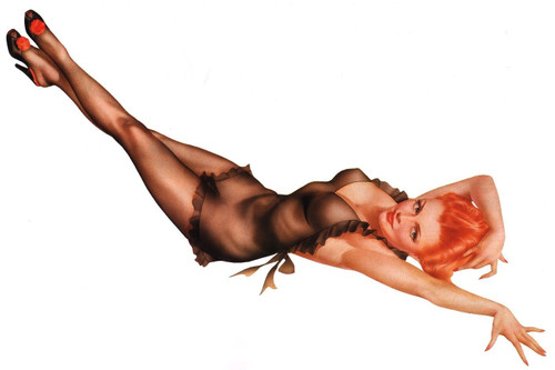 Alberto_Vargas_Pin-Up_Art_241 Art Gallery Poster Canvas Print Wall Decoration A0