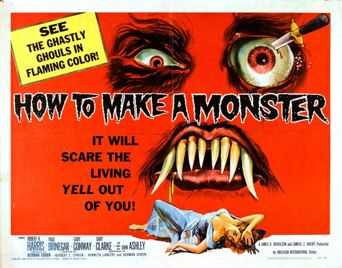 How To Make A Monster 02 Poster Canvas Movie Film Print A0 A1 A2 A3 A4 A5 A6 Art