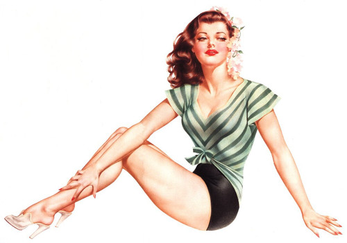 Alberto_Vargas_Pin-Up_Art_245 Art Gallery Poster Canvas Print Wall Decoration A0