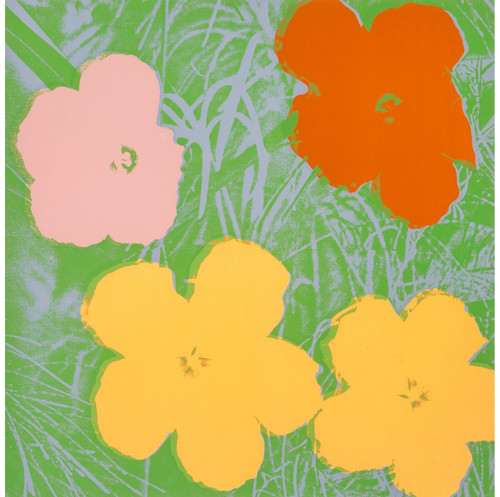 Andy Warhol - Flowers 1970 Poster Canvas Print Art Painting Decor Reprint wall A