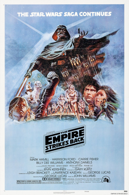 The Empire Strikes Back (1980)_3 Poster Canvas Movie Film Print A0 A1 A2 A3 A4 A