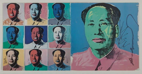 Andy Warhol - Mao Invitation 1972 Poster Canvas Print Art Painting Decor Reprint