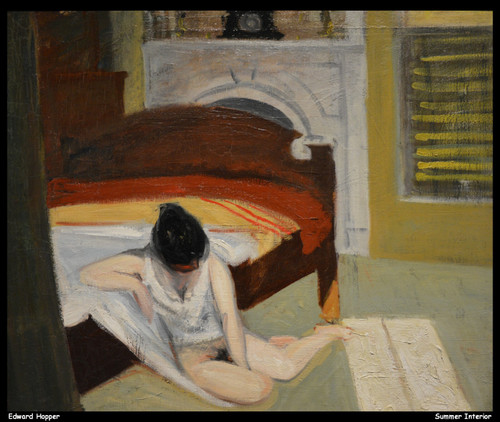 edward-hopper---summer-interior--jpb_14213690794_o(1) Poster Canvas Print Art Pa