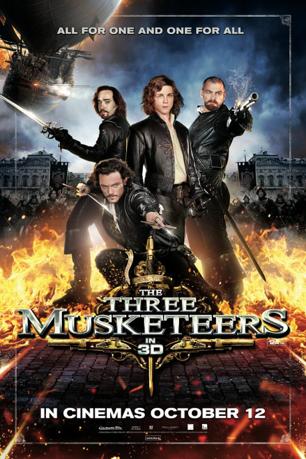 The Three Musketeers (2011)_30 Poster Canvas Movie Film Print A0 A1 A2 A3 A4 A5