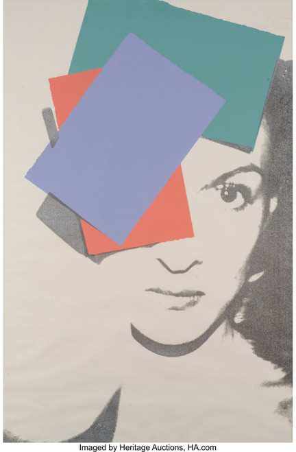 ANDY WARHOL (American, 1928-1987). Paloma Picasso, 1975. Poster Canvas Print Art