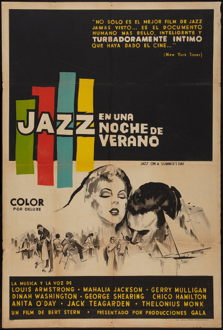 Jazz on a Summer’s Day 5 Poster Canvas Movie Film Print A0 A1 A2 A3 A4 A5 A6 Art