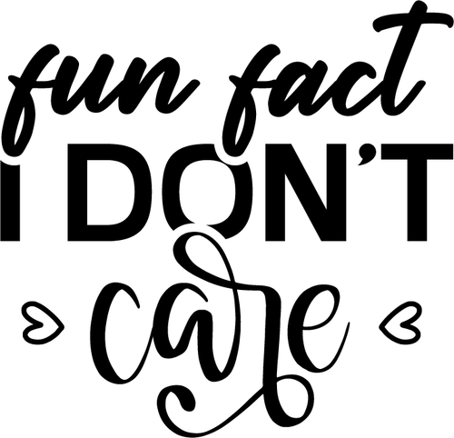 Fun Fact I Don't Care (2) Poster Canvas Movie Film Print A0 A1 A2 A3 A4 A5 A6 Ar