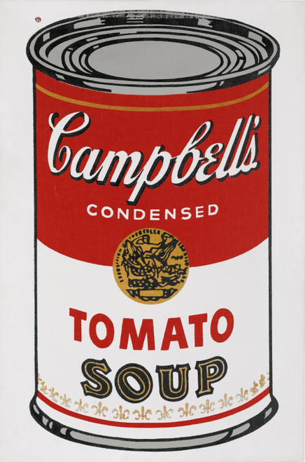 Andy Warhol - 8 Large Campbells Tomato Soup Can Poster Canvas Print Art Painting