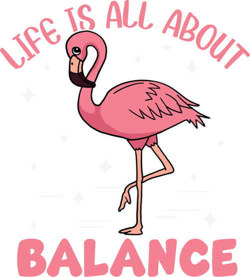 A220318-26-Flamingo-Svg-Life-Is-All-About-Balance (2) Poster Canvas Movie Film P