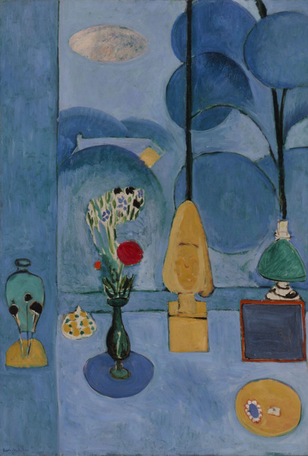 Henri Matisse - The Blue Window Poster Canvas Movie Film Print A0 A1 A2 A3 A4 A5