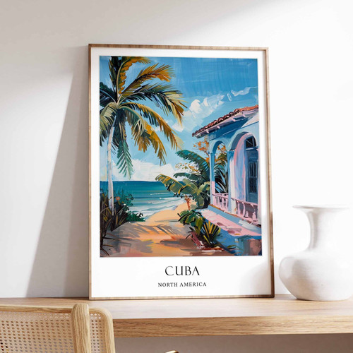 7_Cuba Poster, Havana Poster, Caribbean Poster, Cuban Culture, Vintage Poster, L