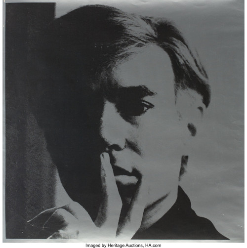 ANDY WARHOL (American, 1928-1987). Self Portrait, 1966 Poster Canvas Print Art P