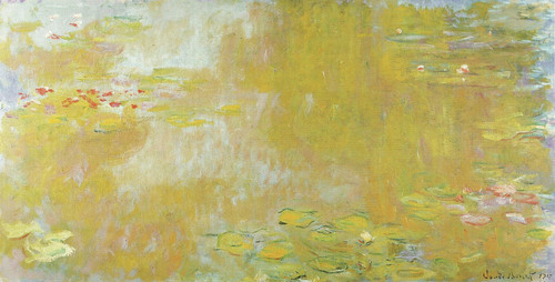 Claude Monet - Waterlilies 1917 Poster Canvas Movie Film Print A0 A1 A2 A3 A4 A5