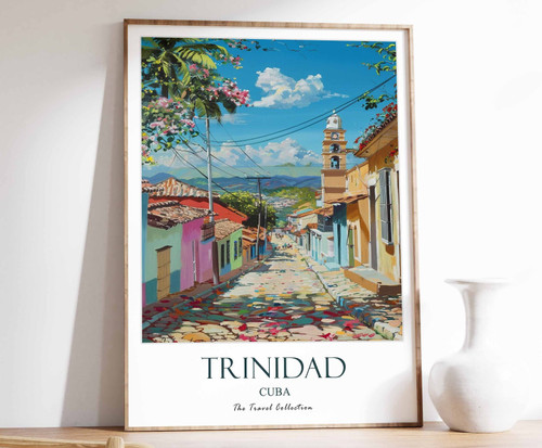 6_Trinidad Poster, Trinidad Travel Print, Cuba Travel Art, Cuba Travel Poster, T