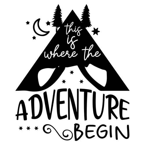 This Is Where The Adventure Begin-01 Poster Canvas Movie Film Print A0 A1 A2 A3
