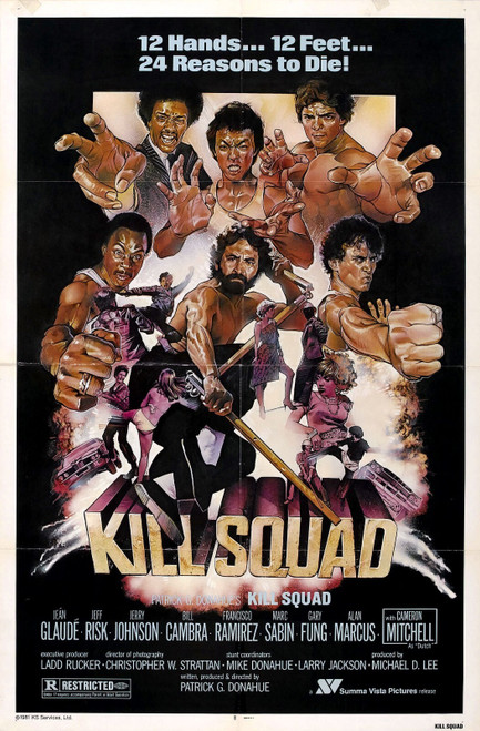 Kill Squad 01 Poster Canvas Movie Film Print A0 A1 A2 A3 A4 A5 A6 Art Wall Decor