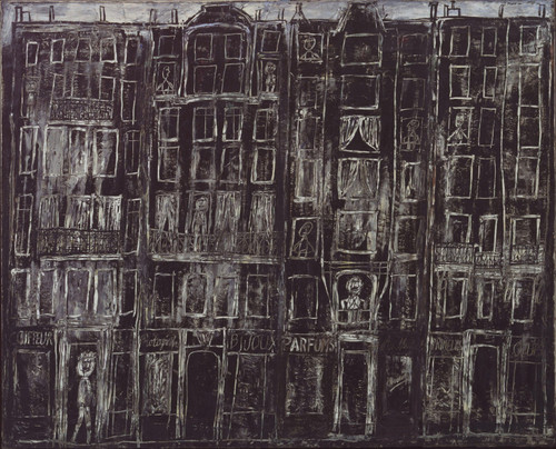 Jean Dubuffet - Building Facades Poster Canvas Movie Film Print A0 A1 A2 A3 A4 A