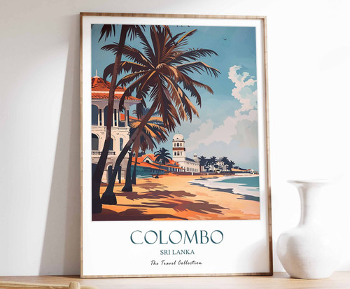 7_Colombo Print, Colombo Travel Poster, Middle East Travel Print, Islamic Decor,