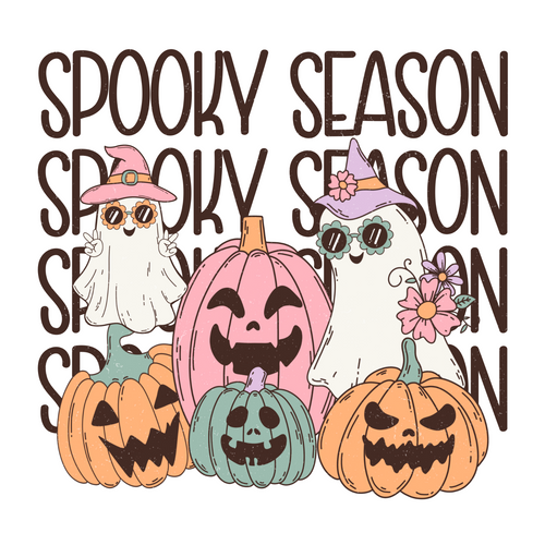 RHLW006-Spooky Season Poster Canvas Movie Film Print A0 A1 A2 A3 A4 A5 A6 Art Wa