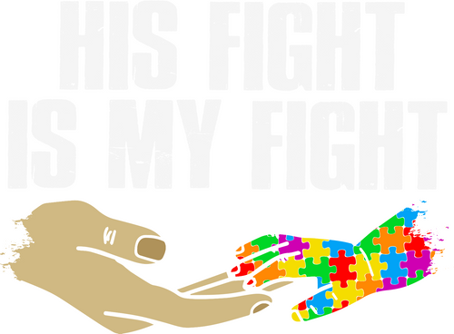 A220226-15-His-Fight-Is-My-Fight-Autism-Awareness Poster Canvas Movie Film Print