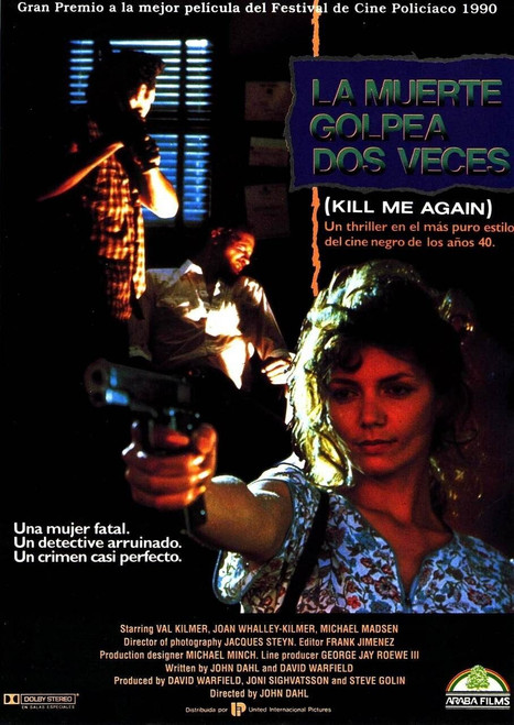 Kill Me Again (1989)_3 Poster Canvas Movie Film Print A0 A1 A2 A3 A4 A5 A6 Art W