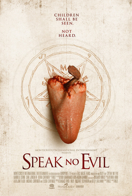 Speak No Evil (2013)_2 Poster Canvas Movie Film Print A0 A1 A2 A3 A4 A5 A6 Art W