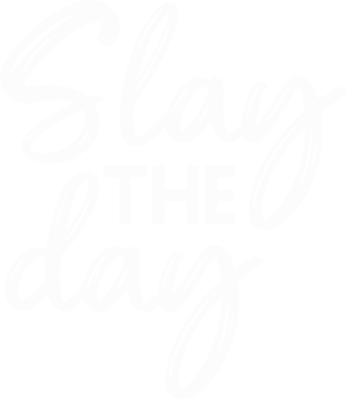 SlayTheDay WHT DISTRESSED Poster Personalized Canvas Movie Film Print A0 A1 A2 A