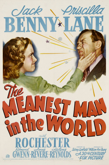 The Meanest Man in the World (1943)_0 Poster Canvas Movie Film Print A0 A1 A2 A3