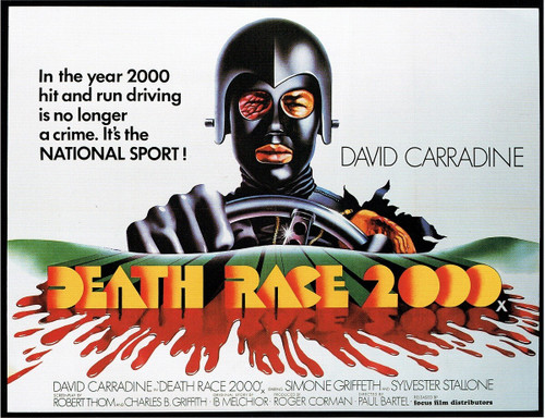 Death Race 2000 - 1975 small Poster Canvas Print Art Painting Decor Reprint wall