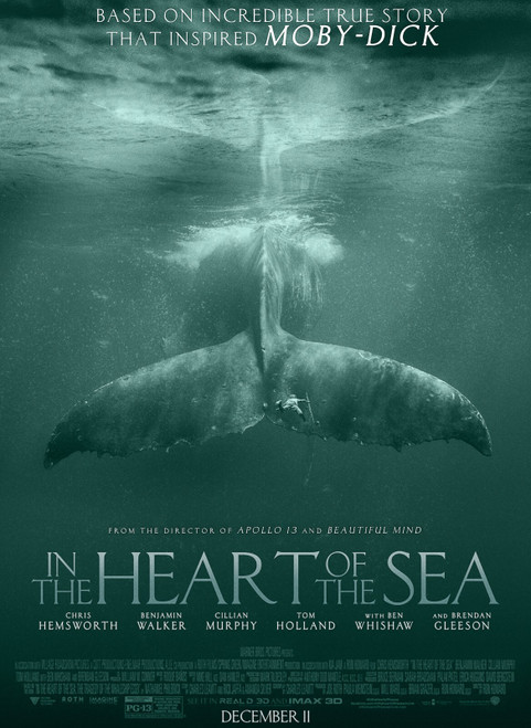 In the Heart of the Sea (2015)_5 Poster Canvas Movie Film Print A0 A1 A2 A3 A4 A