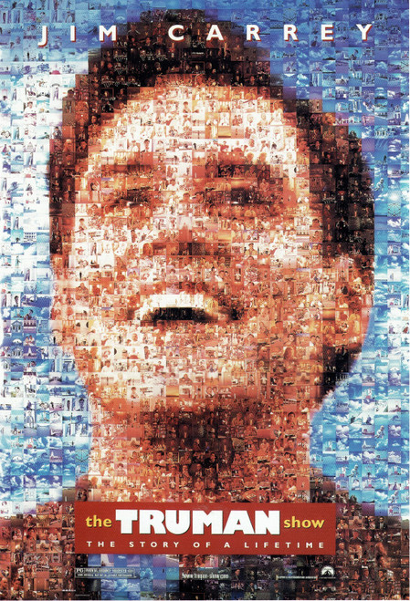 The Truman Show- US 1998 Poster Canvas Movie Film Print A0 A1 A2 A3 A4 A5 A6 Art