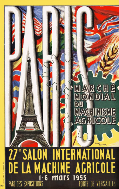 51308986623_FAIVRE, Henri. Paris, Marche Mondial du Machine Agricole, 1955-artof