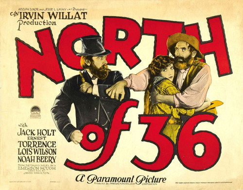 North of 36 (1924)_0 Poster Canvas Movie Film Print A0 A1 A2 A3 A4 A5 A6 Art Wal