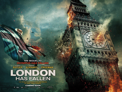 London Has Fallen (2016)_2 Poster Canvas Movie Film Print A0 A1 A2 A3 A4 A5 A6 A