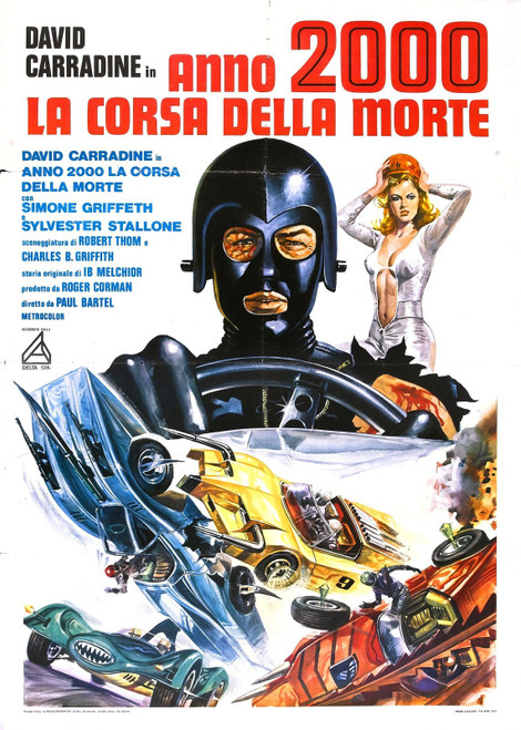 Death Race 2000 05 Poster Canvas Print Art Painting Decor Reprint wall A0 A1 A2