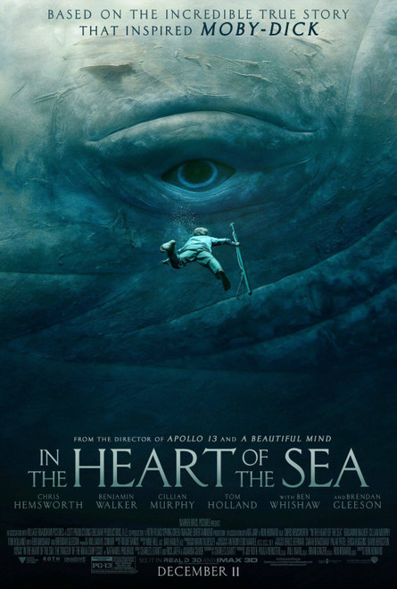 In the Heart of the Sea (2015)_4 Poster Canvas Movie Film Print A0 A1 A2 A3 A4 A
