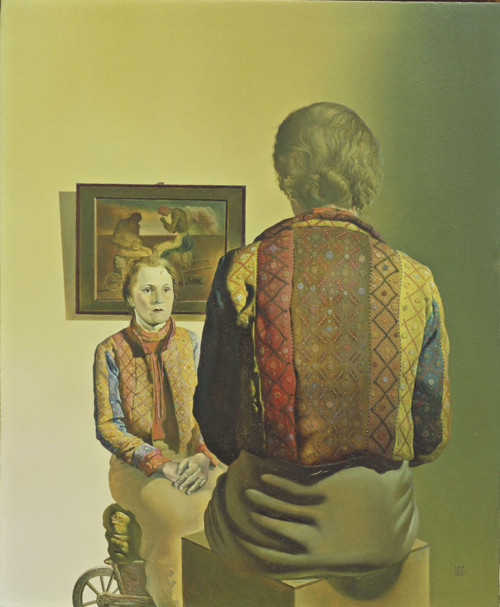 Salvador Dalí - Portrait of Gala Poster Canvas Movie Film Print A0 A1 A2 A3 A4 A