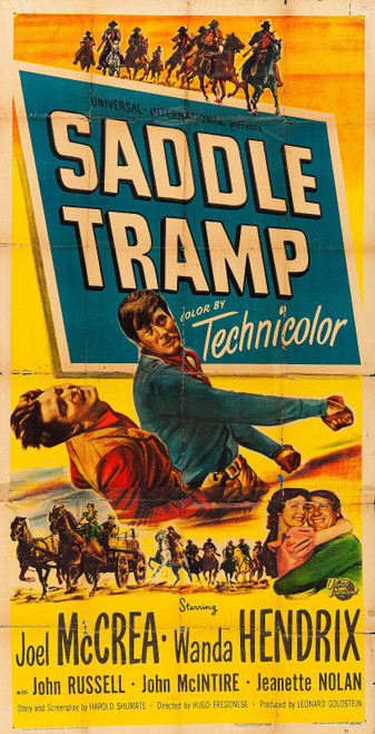 Saddle Tramp (1950)_2 Poster Canvas Movie Film Print A0 A1 A2 A3 A4 A5 A6 Art Wa