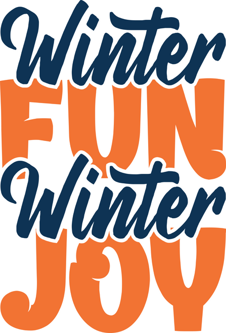 Winter Fun Winter Joy Poster Canvas Movie Film Print A0 A1 A2 A3 A4 A5 A6 Art Wa