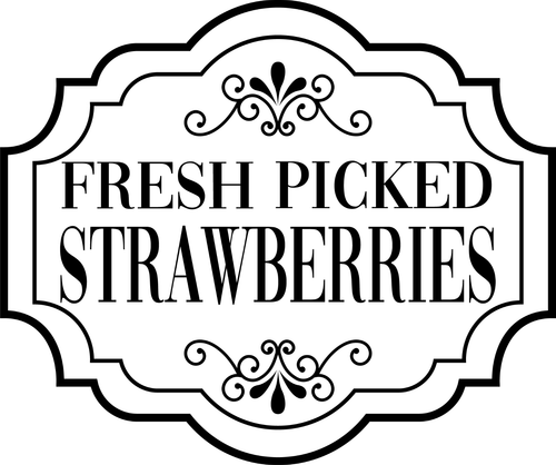 fresh picked strawberries Poster Canvas Movie Film Print A0 A1 A2 A3 A4 A5 A6 Ar