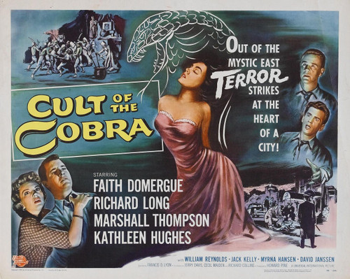 Cult of the Cobra (1955)_2 Movie Film Poster Canvas iconic design