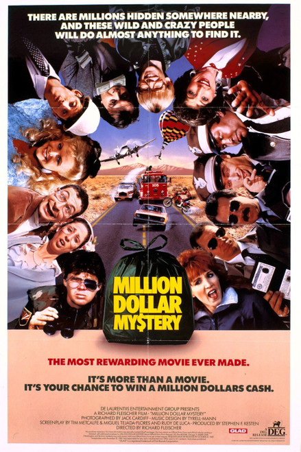 Million Dollar Mystery (1987)_2 Poster Canvas Movie Film Print A0 A1 A2 A3 A4 A5