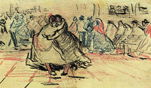 Women dancing 1885 Van Gogh
