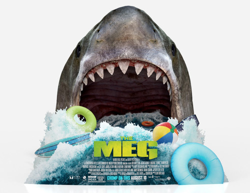 The Meg (2018)_5 Poster Canvas Movie Film Print A0 A1 A2 A3 A4 A5 A6 Art Wall De