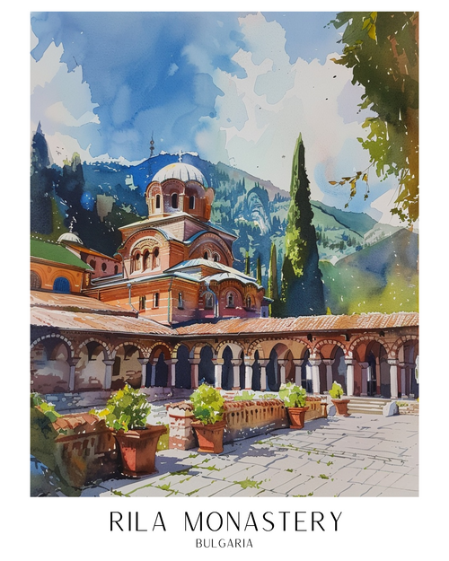 bulgaria Poster Canvas Travel Holiday Trip Print Turism A0 A1 A2 A3 A4 A5 A6